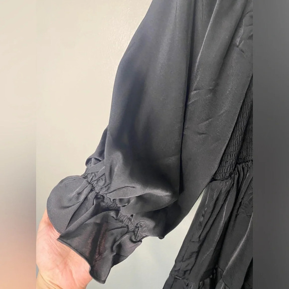 Mable The  3/4 Sleeve Ruffle Babydoll Mini Dress - Picture 7 of 10